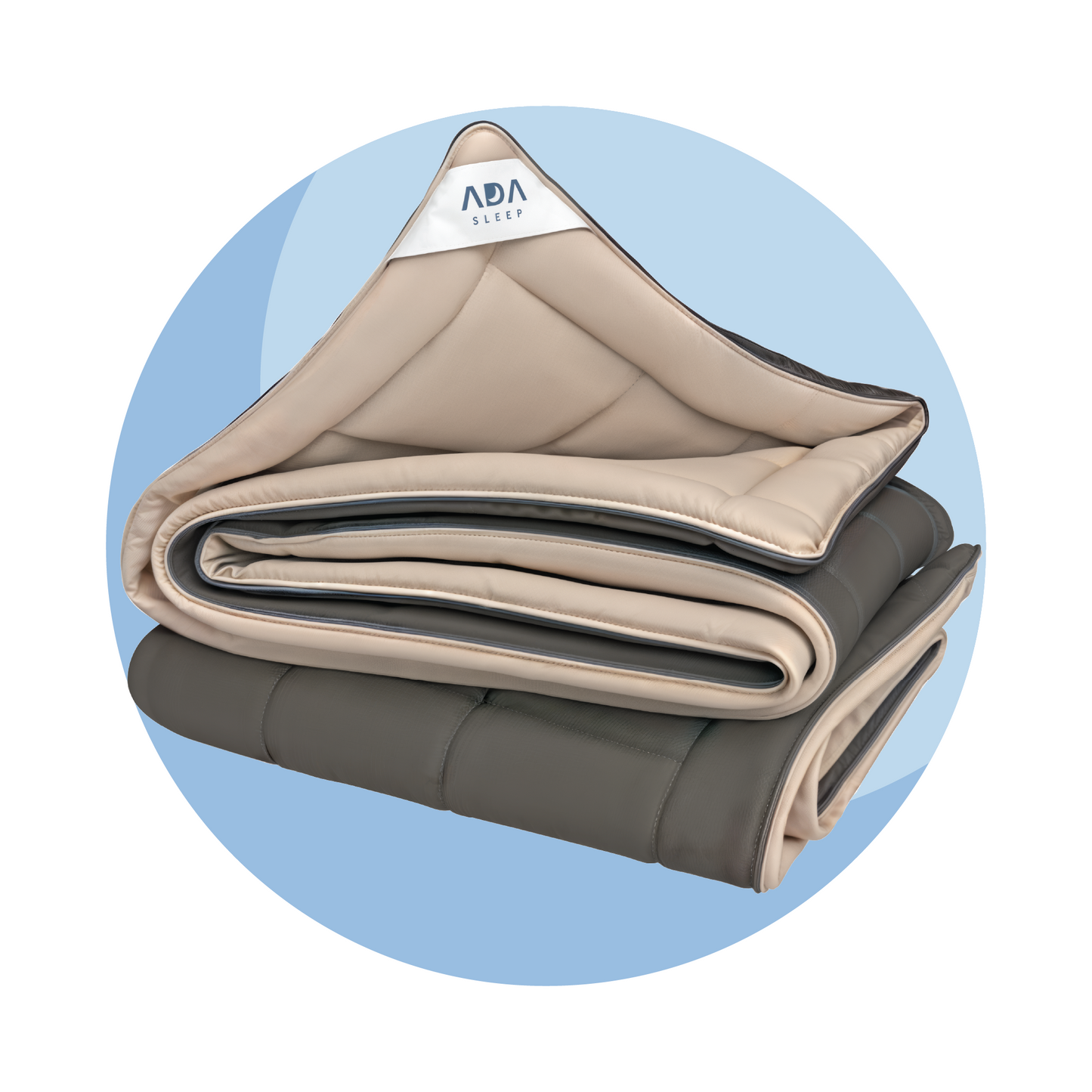 All Year Dekbed (bruin/beige)